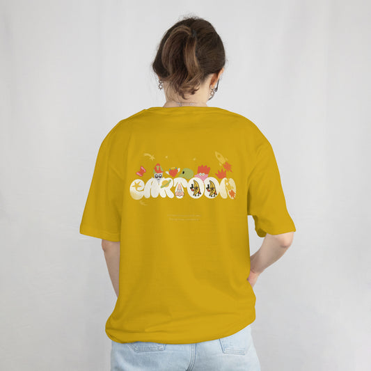 Mustard Yellow Cartoon Doodle