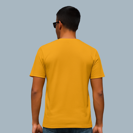 Mahadev Trishul Yellow T-Shirt