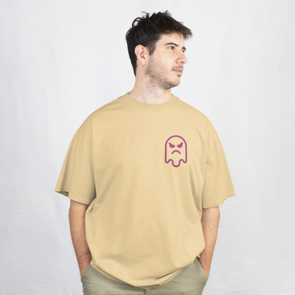Beige Office Mood Tee