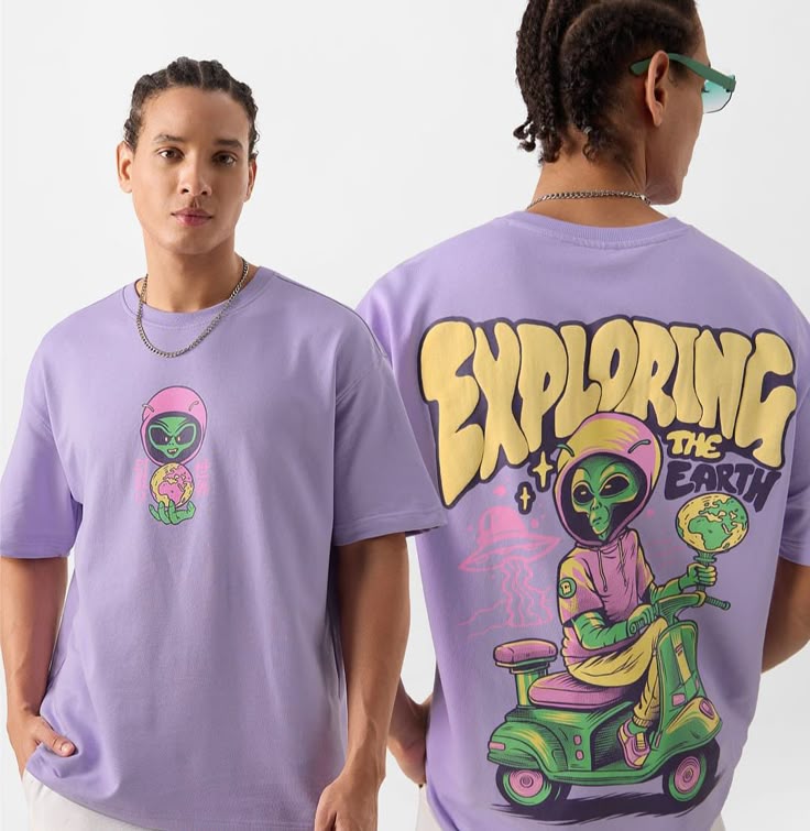 Exploring the Earth Alien T-Shirt