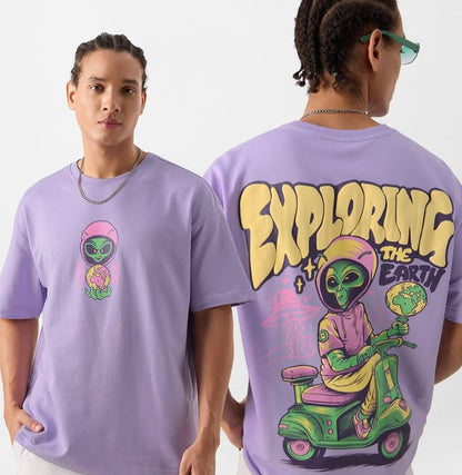 Exploring the Earth Alien T-Shirt