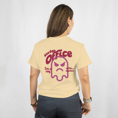 Beige Office Mood Tee